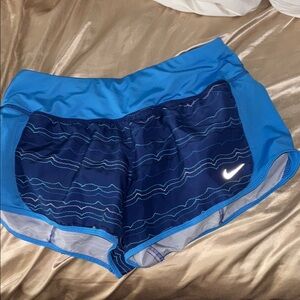 Nike Wave Pattern Blue Shorts